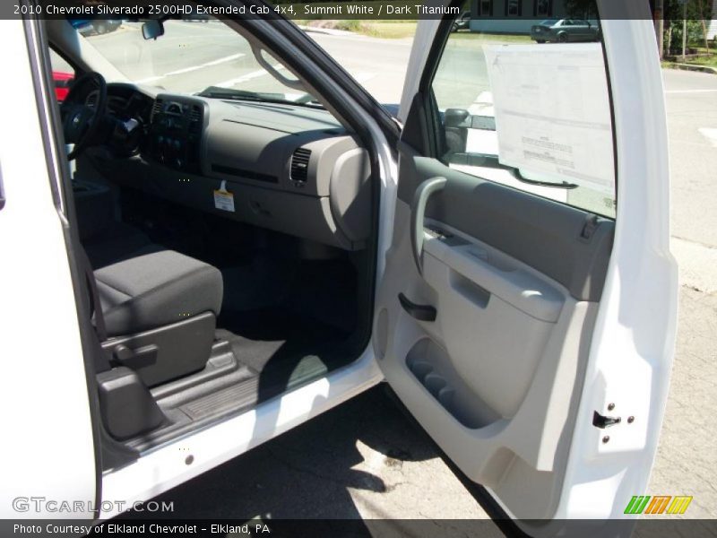 Summit White / Dark Titanium 2010 Chevrolet Silverado 2500HD Extended Cab 4x4