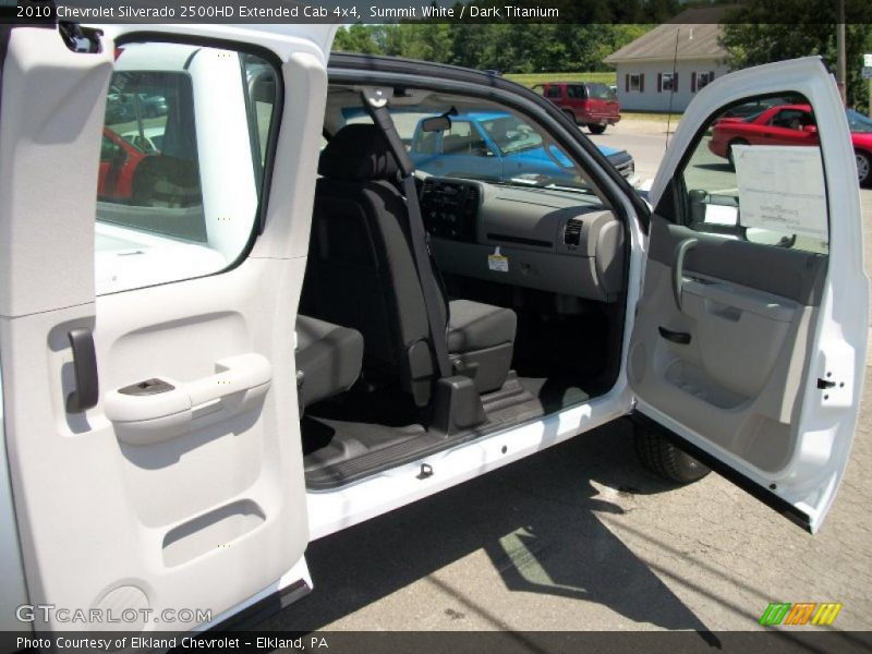 Summit White / Dark Titanium 2010 Chevrolet Silverado 2500HD Extended Cab 4x4