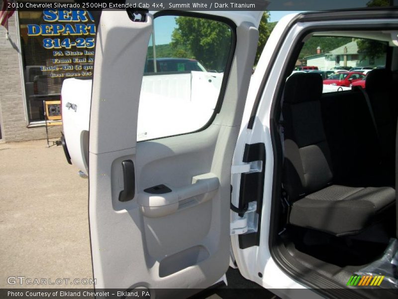 Summit White / Dark Titanium 2010 Chevrolet Silverado 2500HD Extended Cab 4x4