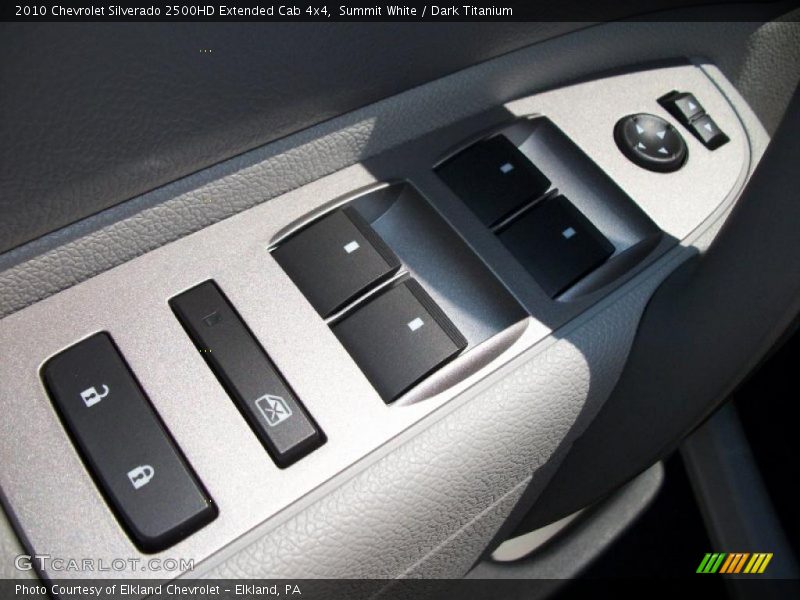Summit White / Dark Titanium 2010 Chevrolet Silverado 2500HD Extended Cab 4x4
