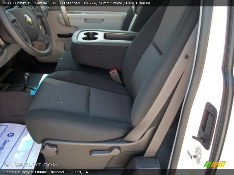 Summit White / Dark Titanium 2010 Chevrolet Silverado 2500HD Extended Cab 4x4