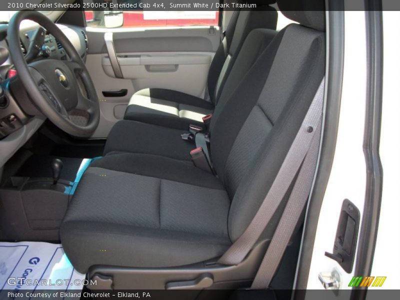 Summit White / Dark Titanium 2010 Chevrolet Silverado 2500HD Extended Cab 4x4