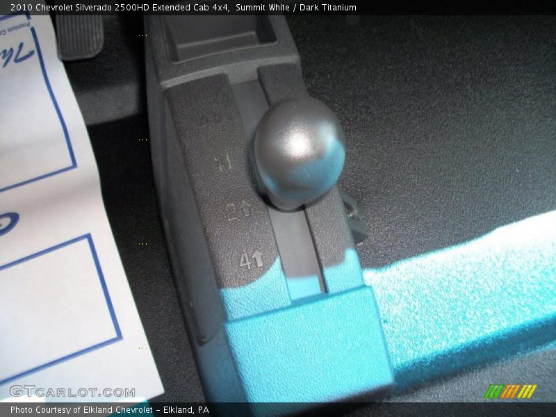 Summit White / Dark Titanium 2010 Chevrolet Silverado 2500HD Extended Cab 4x4