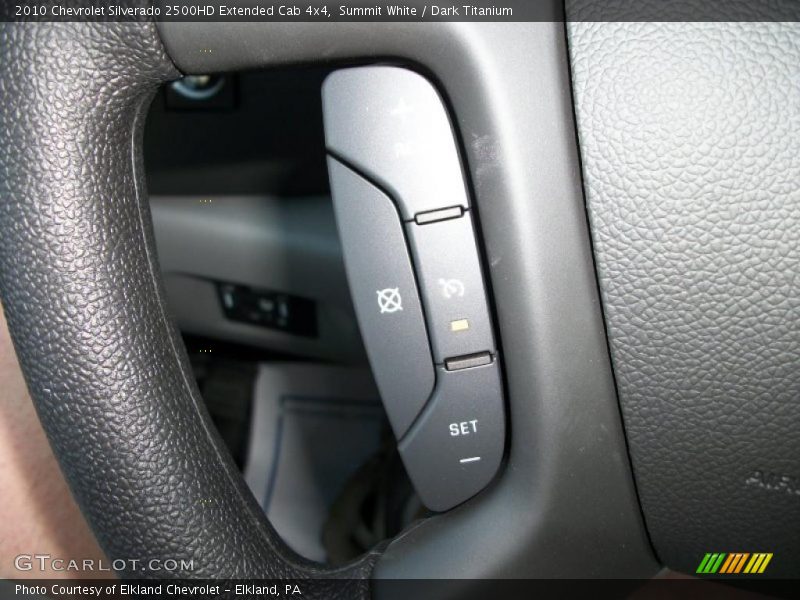 Summit White / Dark Titanium 2010 Chevrolet Silverado 2500HD Extended Cab 4x4