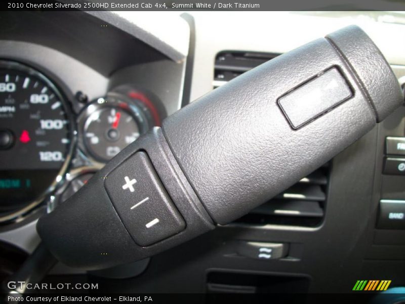 Summit White / Dark Titanium 2010 Chevrolet Silverado 2500HD Extended Cab 4x4