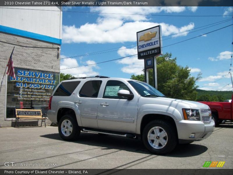 Sheer Silver Metallic / Light Titanium/Dark Titanium 2010 Chevrolet Tahoe Z71 4x4