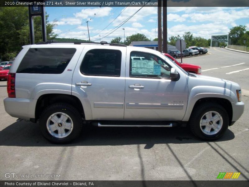 Sheer Silver Metallic / Light Titanium/Dark Titanium 2010 Chevrolet Tahoe Z71 4x4