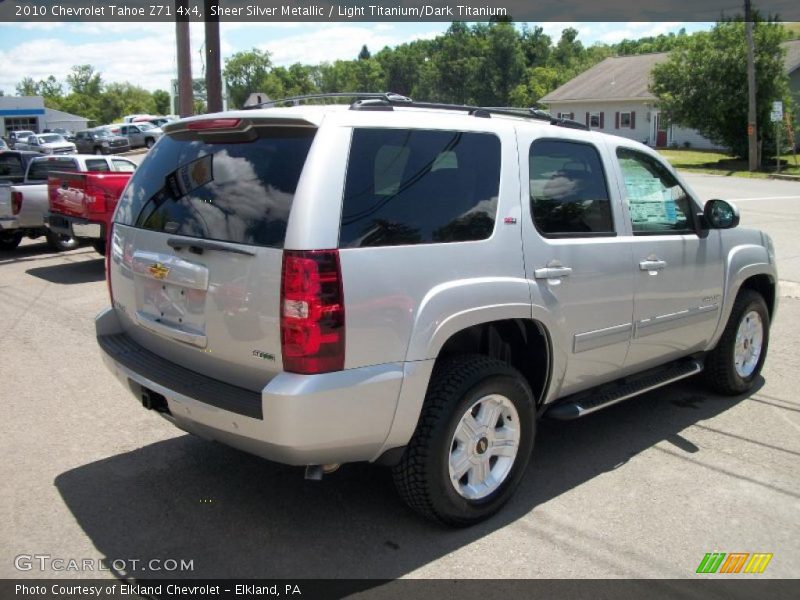 Sheer Silver Metallic / Light Titanium/Dark Titanium 2010 Chevrolet Tahoe Z71 4x4