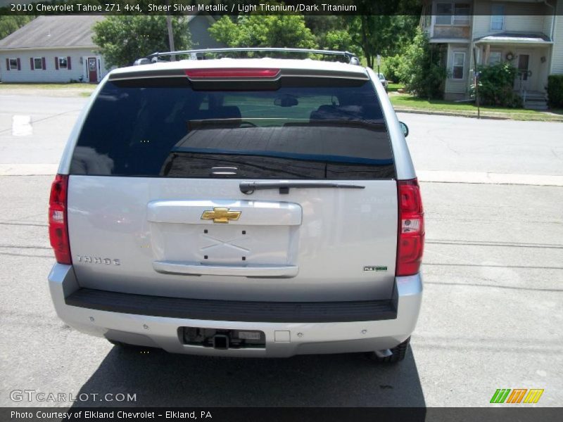 Sheer Silver Metallic / Light Titanium/Dark Titanium 2010 Chevrolet Tahoe Z71 4x4