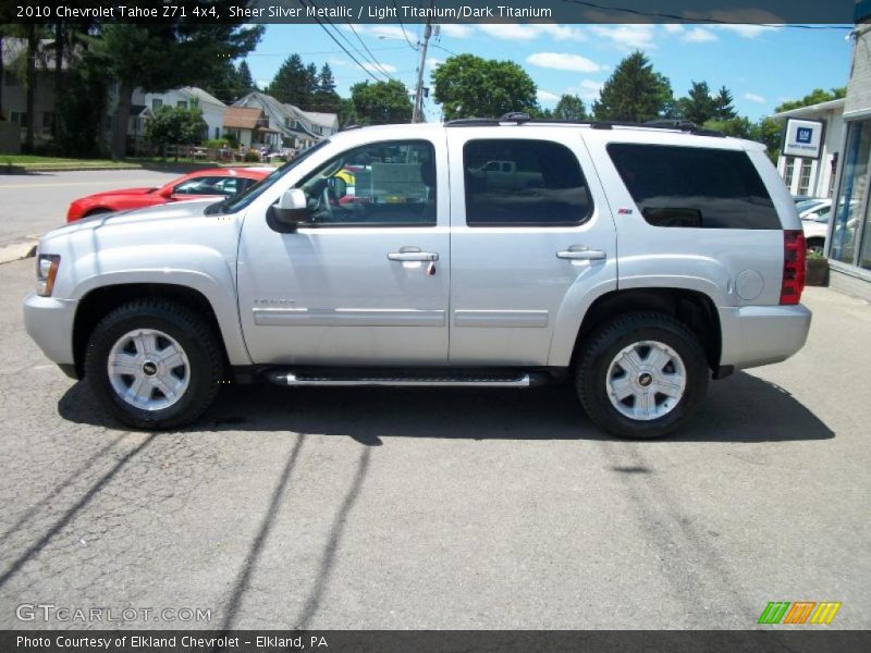 Sheer Silver Metallic / Light Titanium/Dark Titanium 2010 Chevrolet Tahoe Z71 4x4
