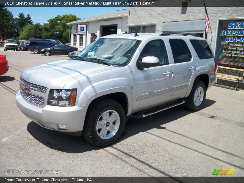 Sheer Silver Metallic / Light Titanium/Dark Titanium 2010 Chevrolet Tahoe Z71 4x4