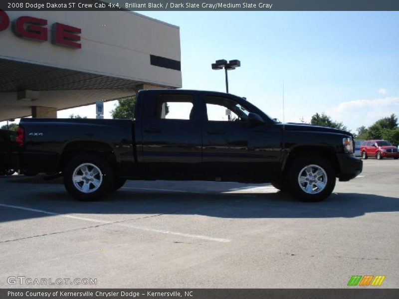 Brilliant Black / Dark Slate Gray/Medium Slate Gray 2008 Dodge Dakota ST Crew Cab 4x4