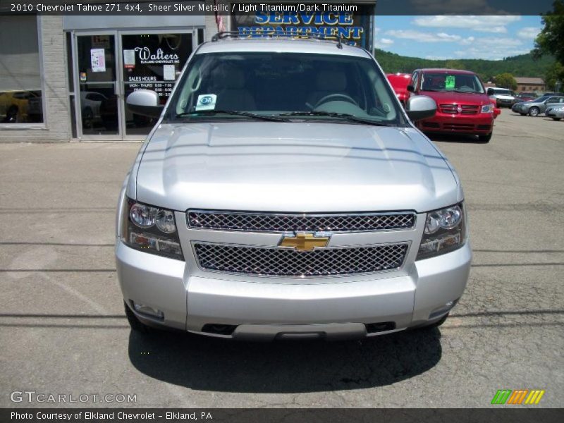 Sheer Silver Metallic / Light Titanium/Dark Titanium 2010 Chevrolet Tahoe Z71 4x4