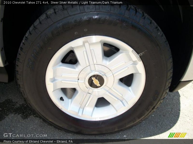 Sheer Silver Metallic / Light Titanium/Dark Titanium 2010 Chevrolet Tahoe Z71 4x4