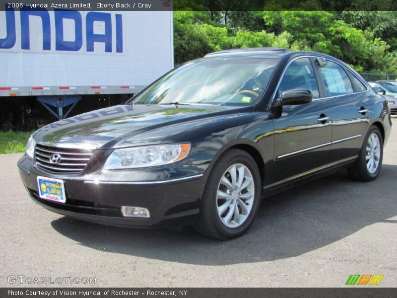 Ebony Black / Gray 2006 Hyundai Azera Limited