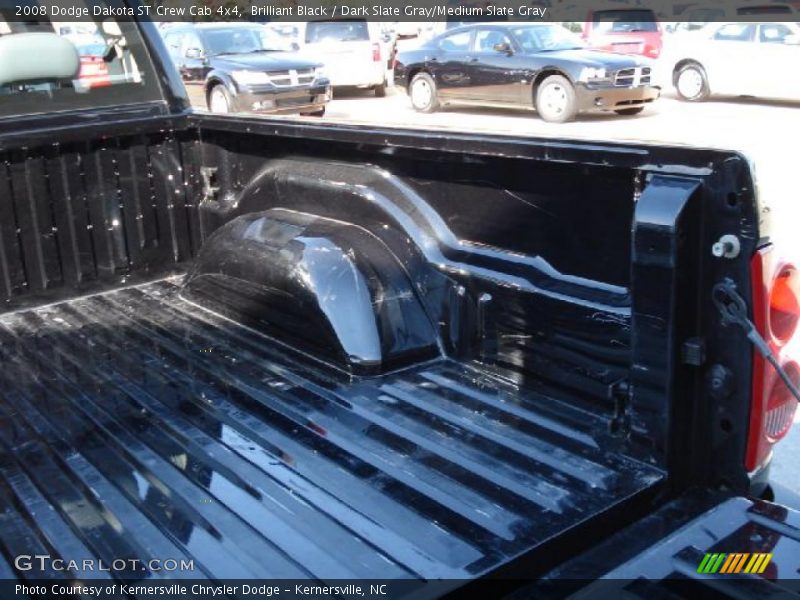 Brilliant Black / Dark Slate Gray/Medium Slate Gray 2008 Dodge Dakota ST Crew Cab 4x4