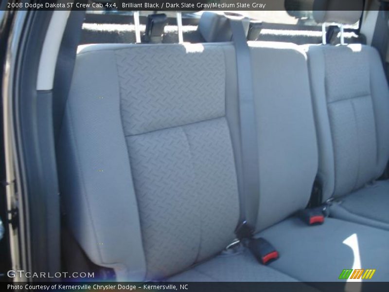 Brilliant Black / Dark Slate Gray/Medium Slate Gray 2008 Dodge Dakota ST Crew Cab 4x4