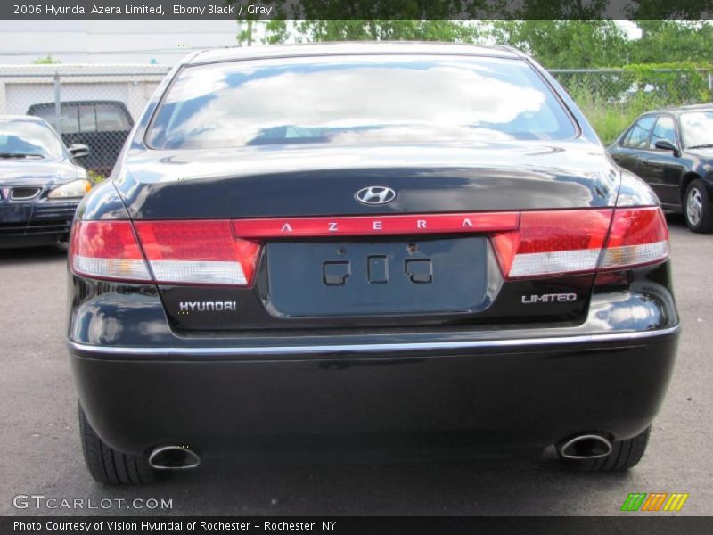 Ebony Black / Gray 2006 Hyundai Azera Limited