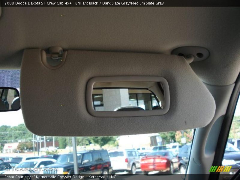 Brilliant Black / Dark Slate Gray/Medium Slate Gray 2008 Dodge Dakota ST Crew Cab 4x4