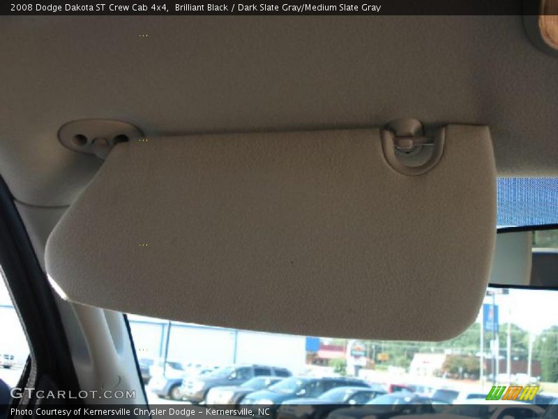 Brilliant Black / Dark Slate Gray/Medium Slate Gray 2008 Dodge Dakota ST Crew Cab 4x4
