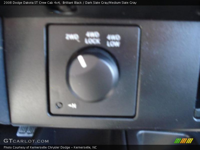 Brilliant Black / Dark Slate Gray/Medium Slate Gray 2008 Dodge Dakota ST Crew Cab 4x4