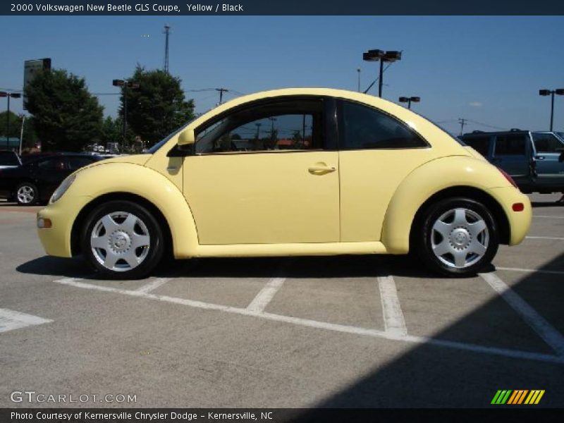 Yellow / Black 2000 Volkswagen New Beetle GLS Coupe