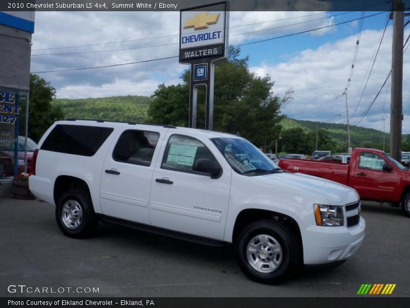 Summit White / Ebony 2010 Chevrolet Suburban LS 4x4