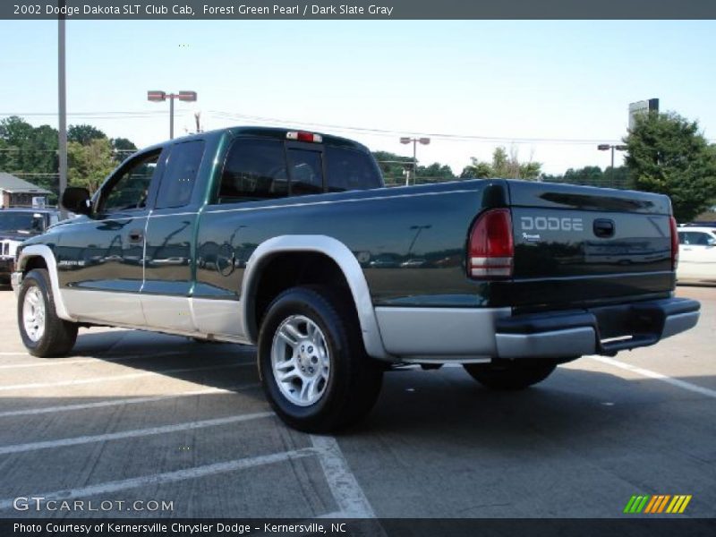 Forest Green Pearl / Dark Slate Gray 2002 Dodge Dakota SLT Club Cab