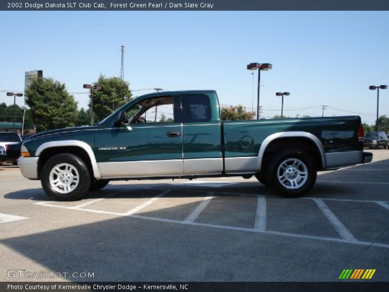 Forest Green Pearl / Dark Slate Gray 2002 Dodge Dakota SLT Club Cab