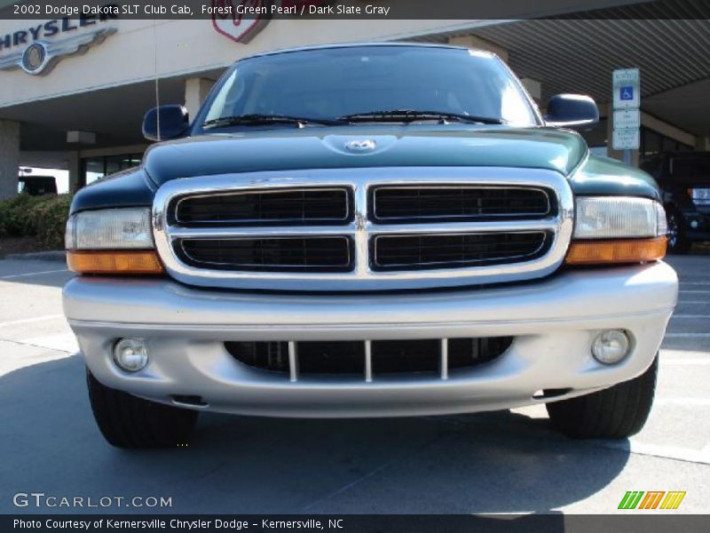 Forest Green Pearl / Dark Slate Gray 2002 Dodge Dakota SLT Club Cab