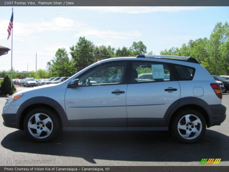 Platinum Silver / Slate 2007 Pontiac Vibe