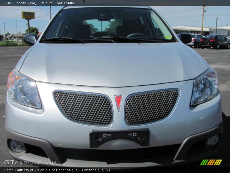 Platinum Silver / Slate 2007 Pontiac Vibe