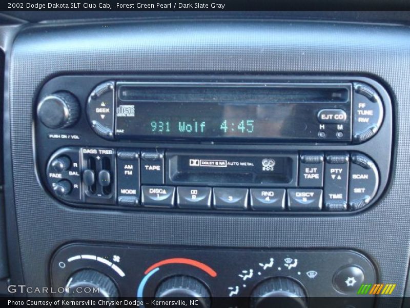 Forest Green Pearl / Dark Slate Gray 2002 Dodge Dakota SLT Club Cab