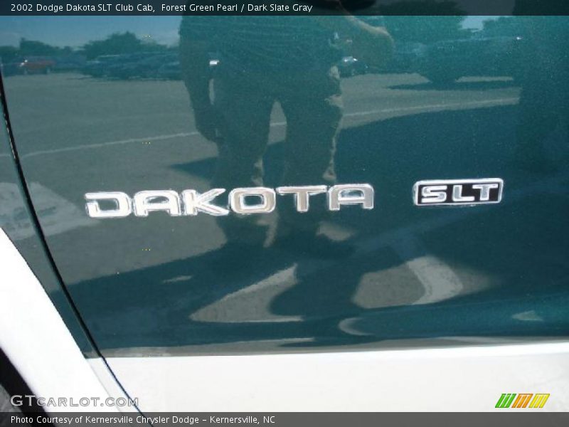 Forest Green Pearl / Dark Slate Gray 2002 Dodge Dakota SLT Club Cab