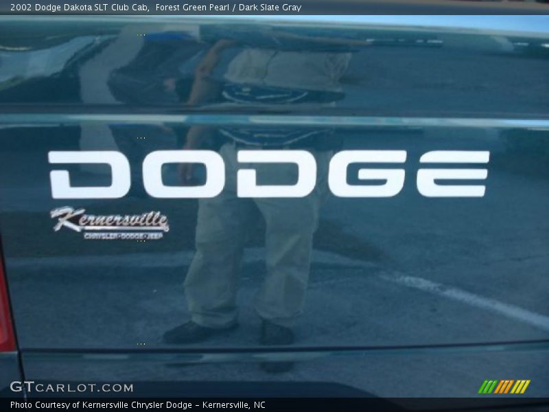 Forest Green Pearl / Dark Slate Gray 2002 Dodge Dakota SLT Club Cab
