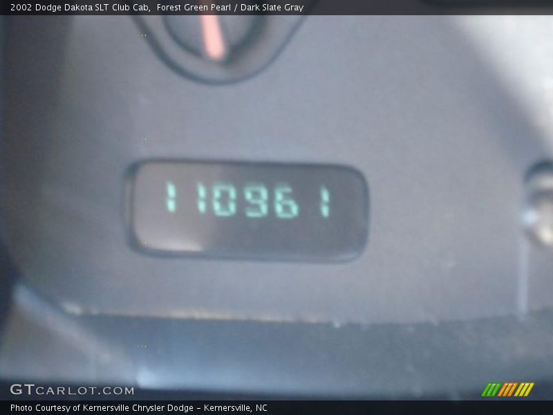 Forest Green Pearl / Dark Slate Gray 2002 Dodge Dakota SLT Club Cab