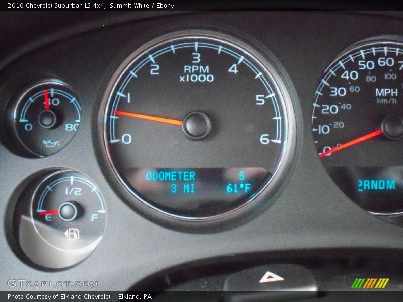 Summit White / Ebony 2010 Chevrolet Suburban LS 4x4