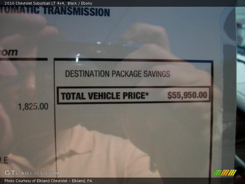 Black / Ebony 2010 Chevrolet Suburban LT 4x4