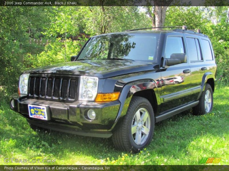 Black / Khaki 2006 Jeep Commander 4x4