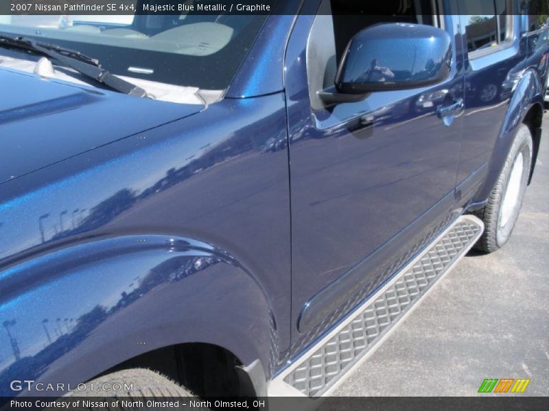 Majestic Blue Metallic / Graphite 2007 Nissan Pathfinder SE 4x4