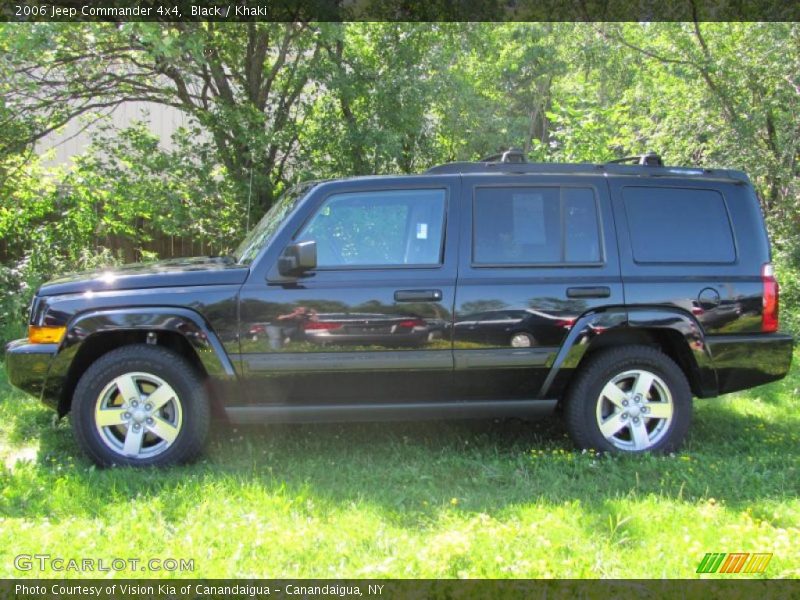 Black / Khaki 2006 Jeep Commander 4x4