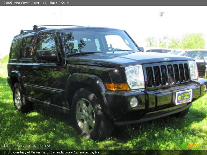 Black / Khaki 2006 Jeep Commander 4x4