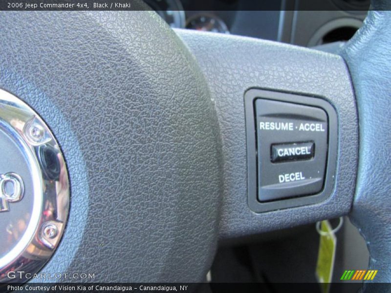 Black / Khaki 2006 Jeep Commander 4x4