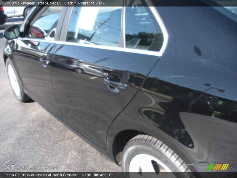 Black / Anthracite Black 2008 Volkswagen Jetta SE Sedan