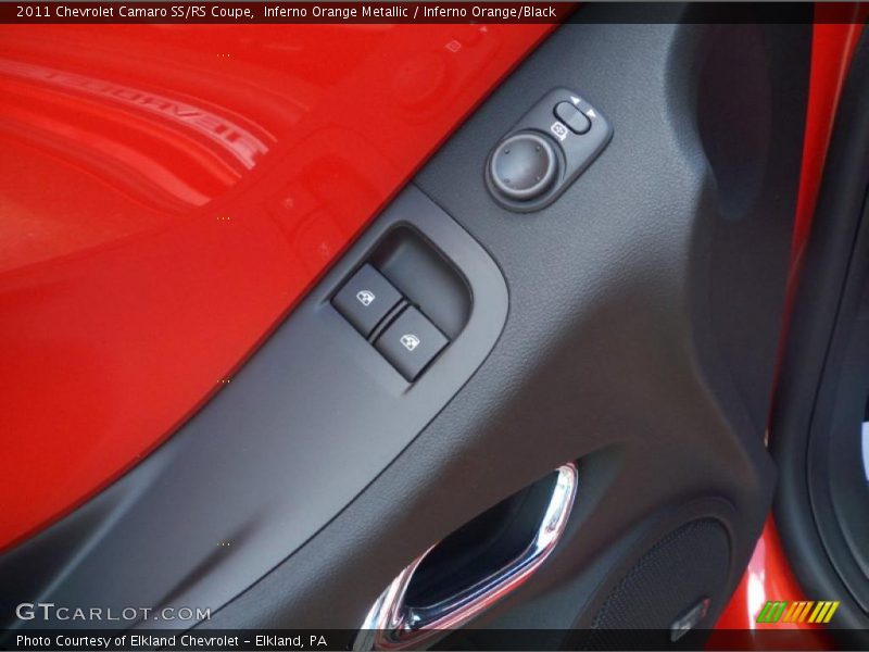 Inferno Orange Metallic / Inferno Orange/Black 2011 Chevrolet Camaro SS/RS Coupe