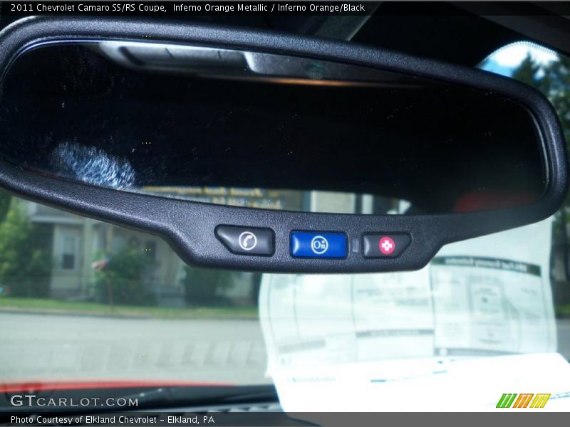 Inferno Orange Metallic / Inferno Orange/Black 2011 Chevrolet Camaro SS/RS Coupe