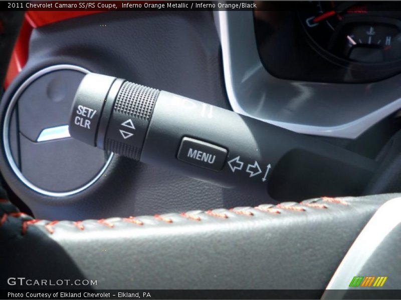Inferno Orange Metallic / Inferno Orange/Black 2011 Chevrolet Camaro SS/RS Coupe
