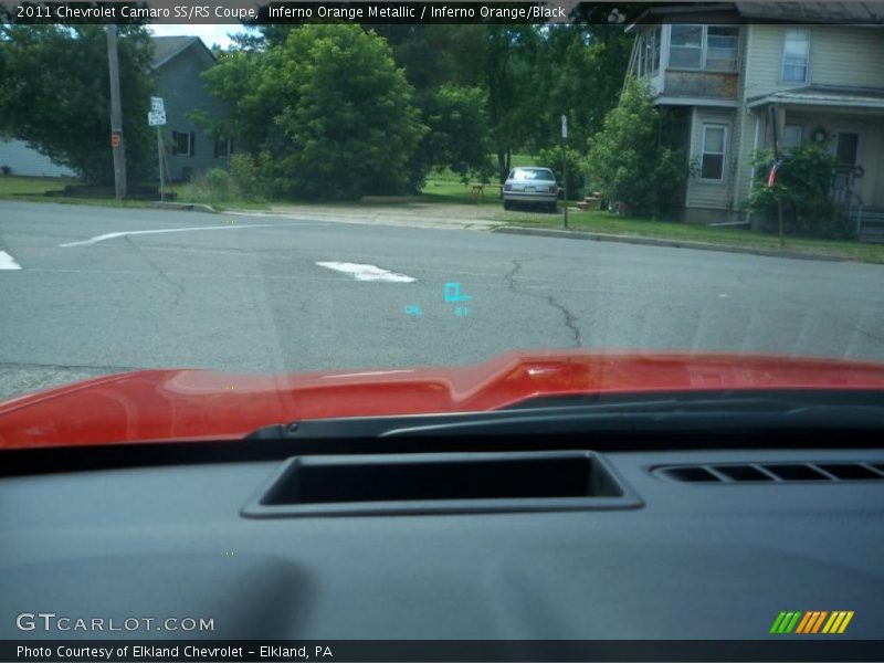 Inferno Orange Metallic / Inferno Orange/Black 2011 Chevrolet Camaro SS/RS Coupe