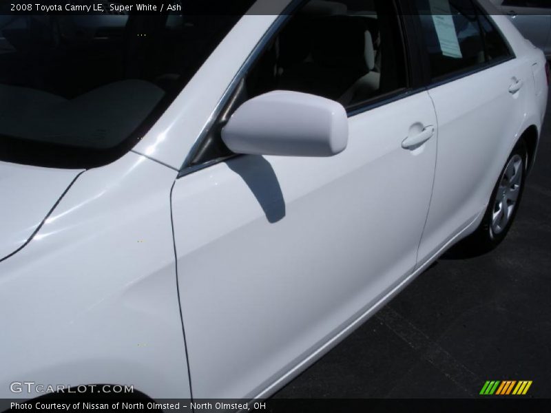 Super White / Ash 2008 Toyota Camry LE