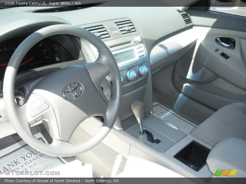 Super White / Ash 2008 Toyota Camry LE
